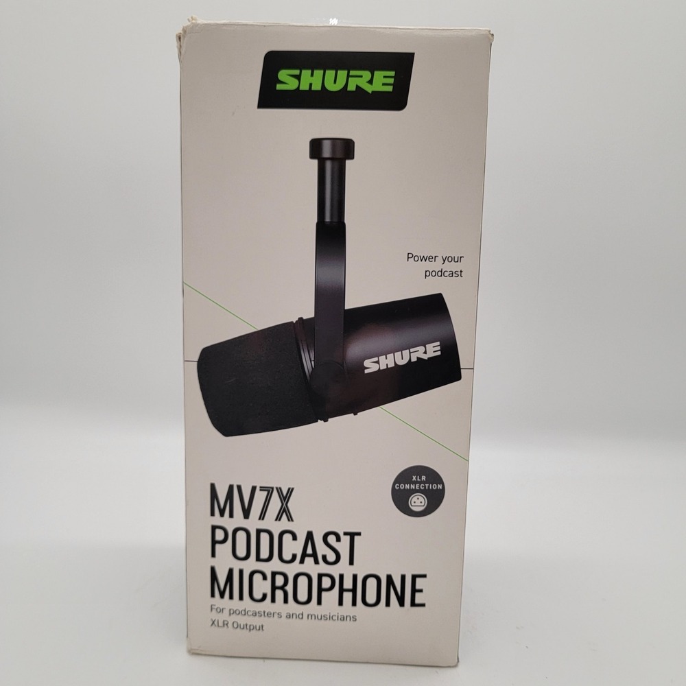 Shure MV7X Podcast XLR Microphone